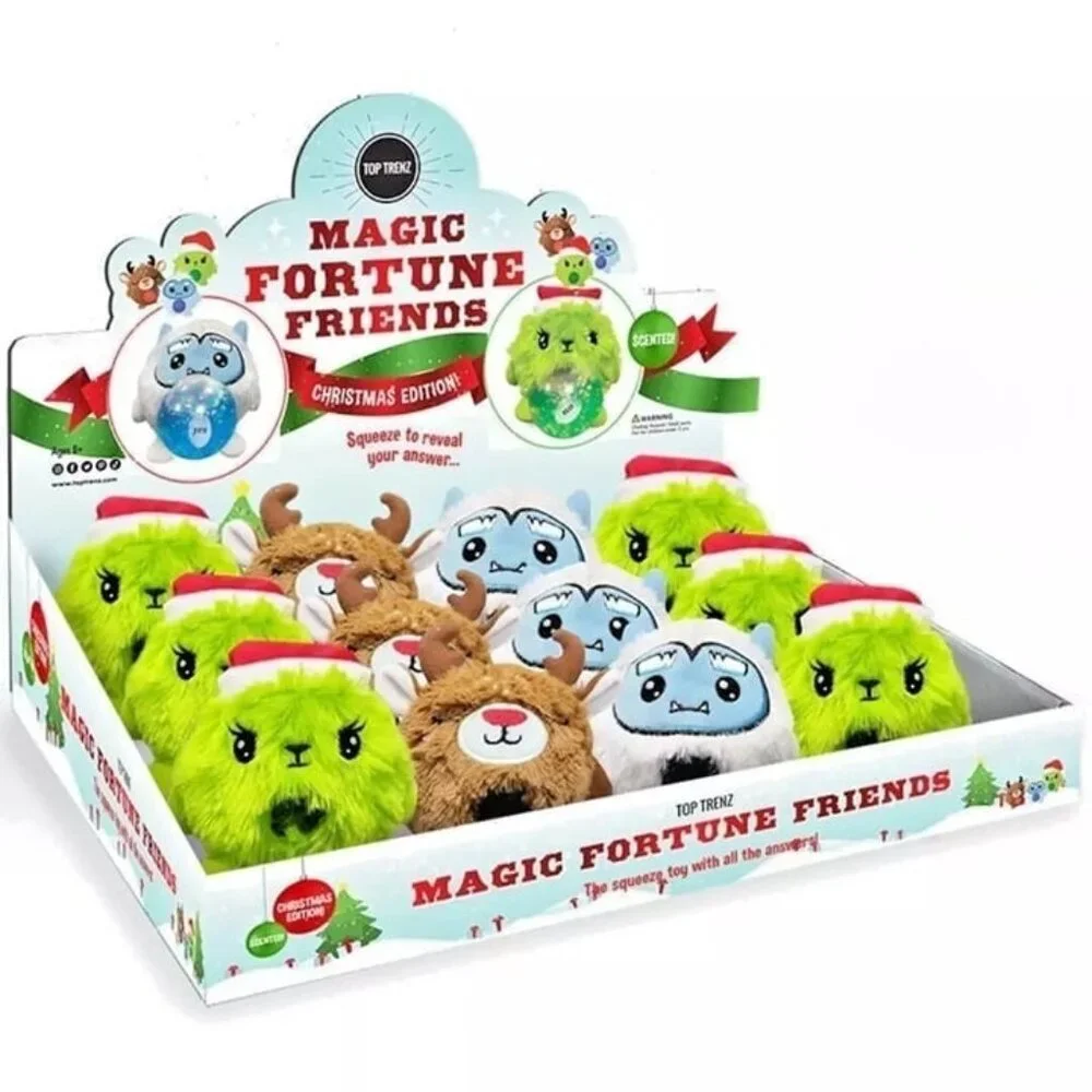 Magic Fortune Friends Squishy Christmas Plushie - Festive Fidget Toy - The Grump